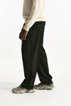Pantalone ampio in lana ferma marrone men Laneus - 1