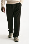 Pantalone ampio in lana ferma marrone men Laneus - 4