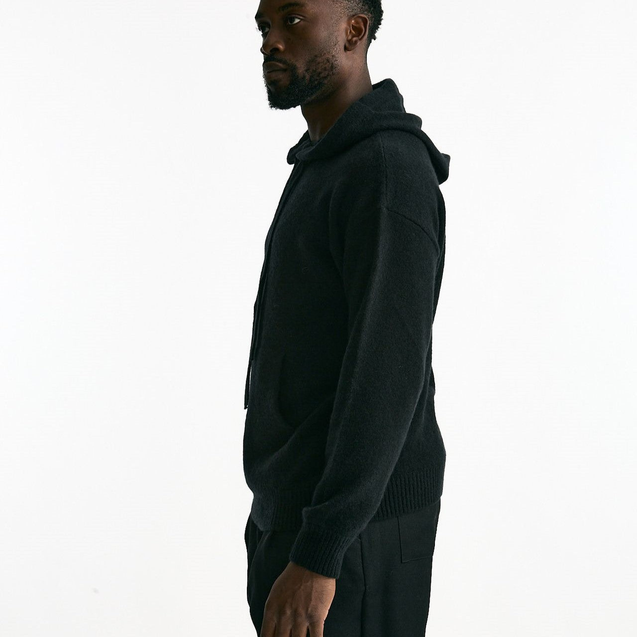 Maglia cashmere nero men Laneus - 7