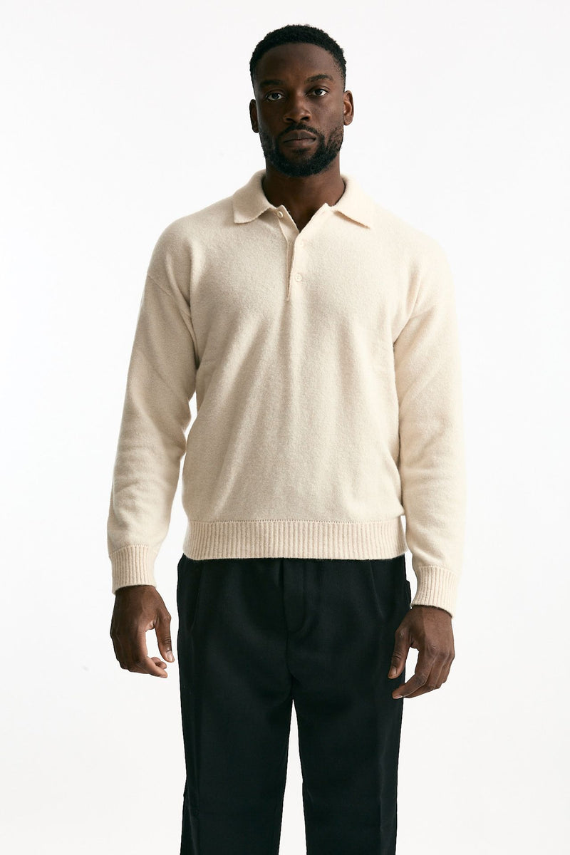 Polo cashmere panna men Laneus - 6