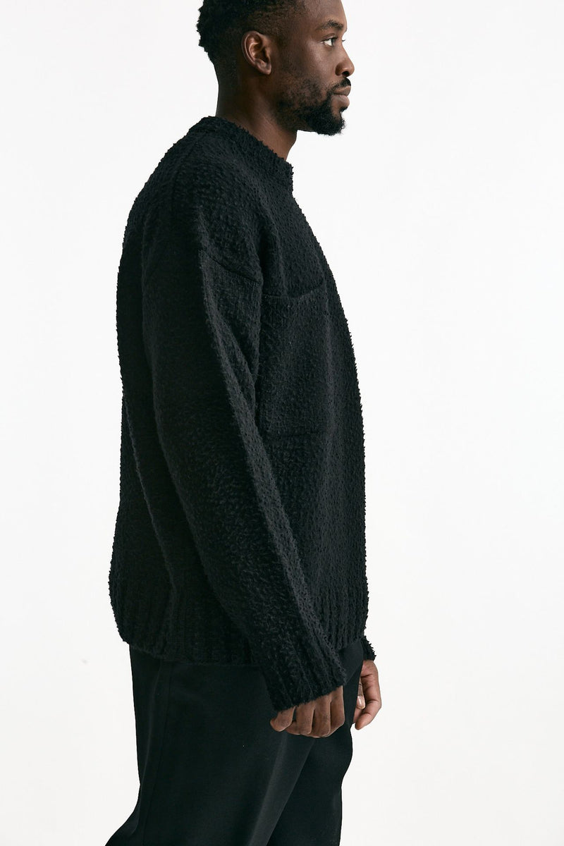 Maglia lana casentino nero men Laneus - 4