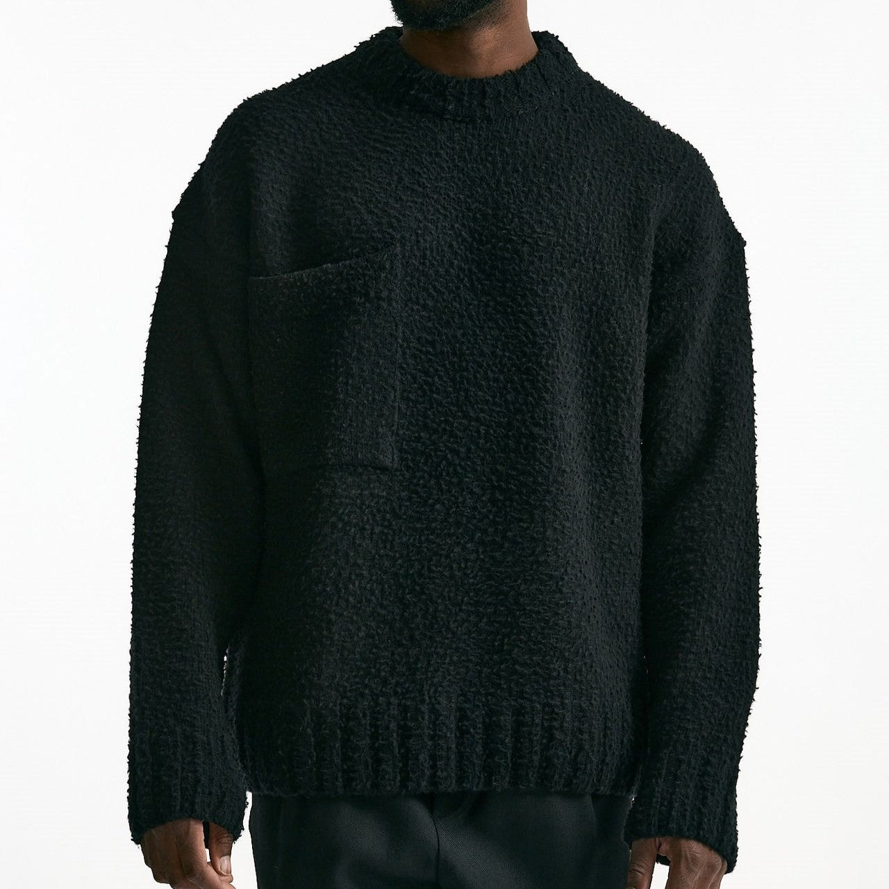 Maglia lana casentino nero men Laneus - 8