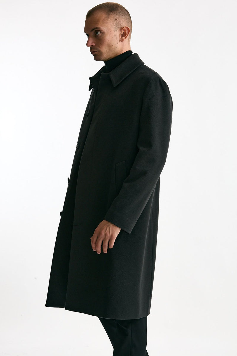 Cappotto monopetto grigio cashmere e lana men Lardini - 3