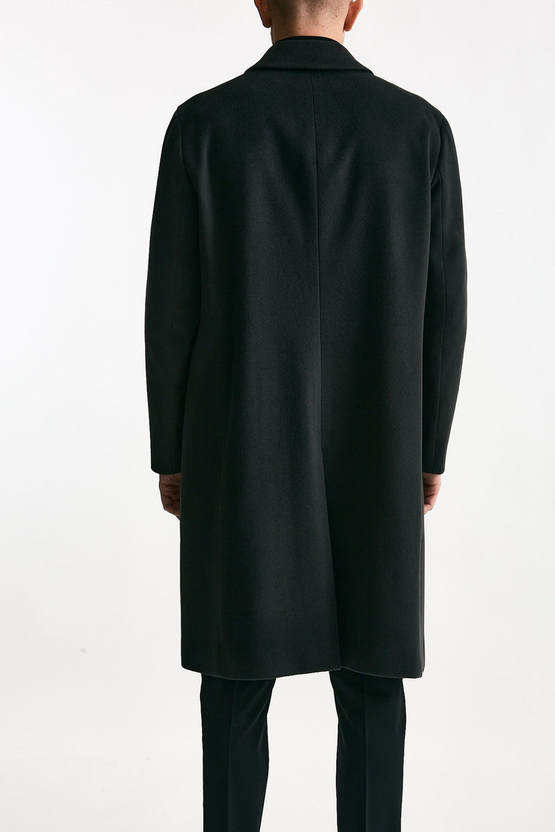 Cappotto monopetto grigio cashmere e lana men Lardini - 4