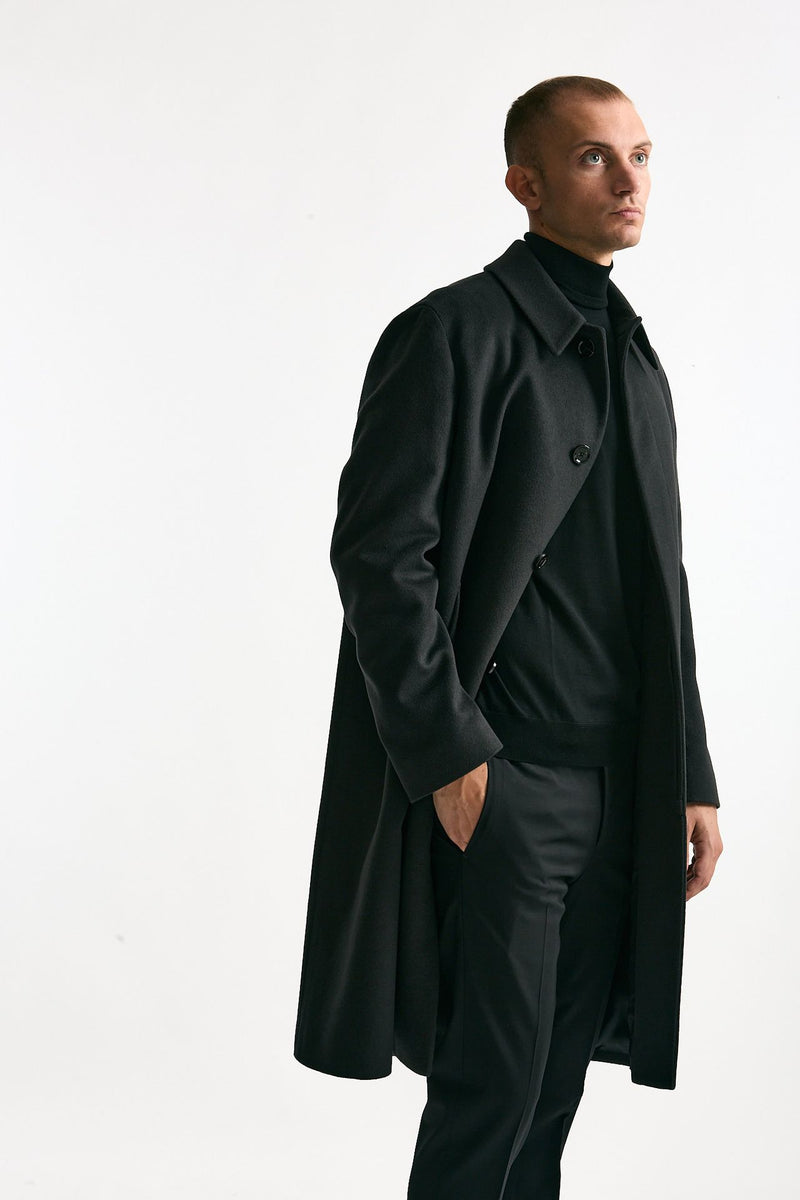 Cappotto monopetto grigio cashmere e lana men Lardini - 1