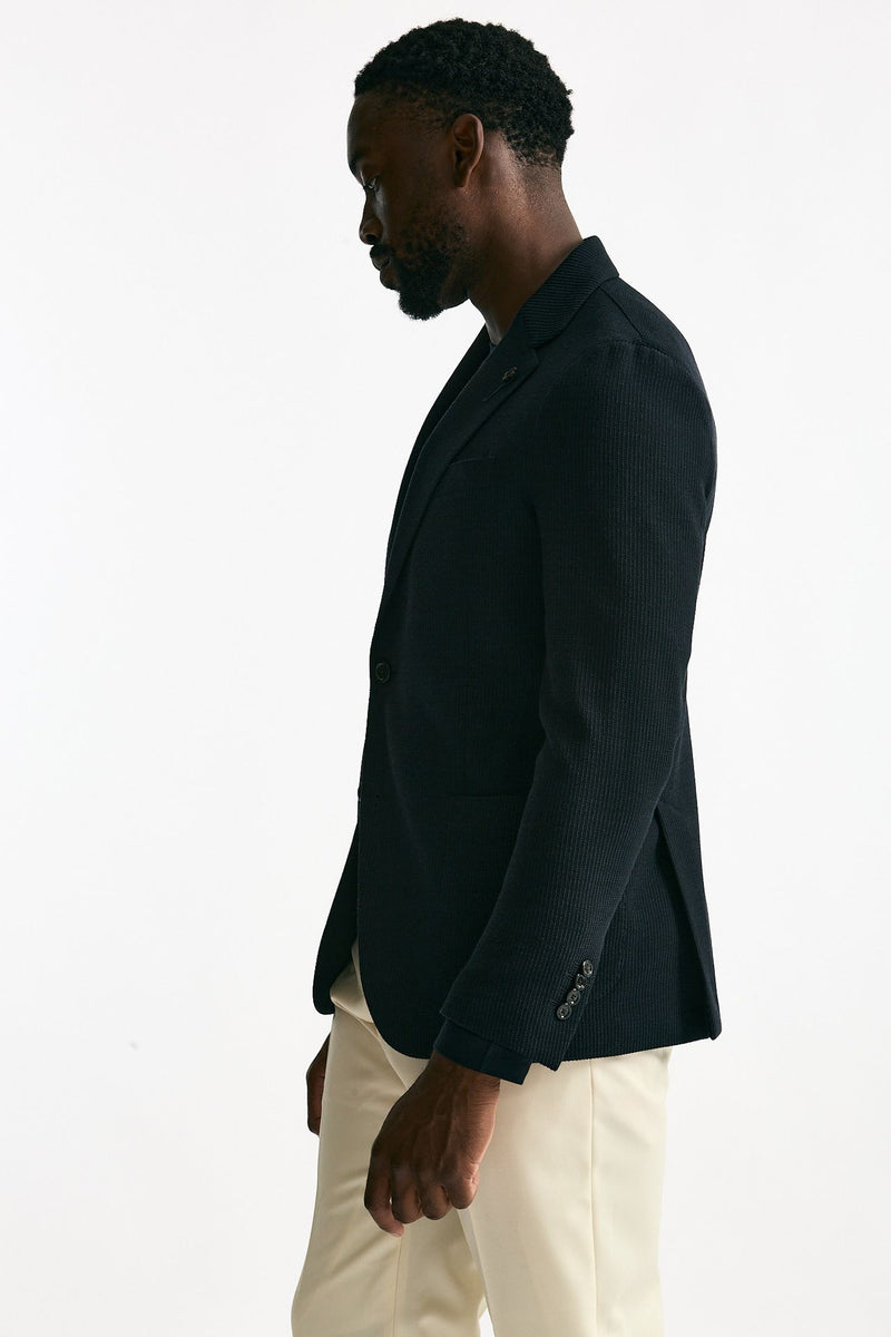 Giacca monopetto blu lana cotone men Lardini - 1