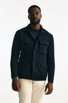 Overshirt in lana blu men Lardini - 1