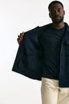 Overshirt in lana blu men Lardini - 8