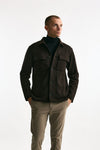 Overshirt in lana marrone men Lardini - 6