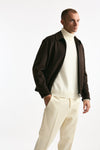 Giubbino in cashmere e lana marrone men Lardini - 4
