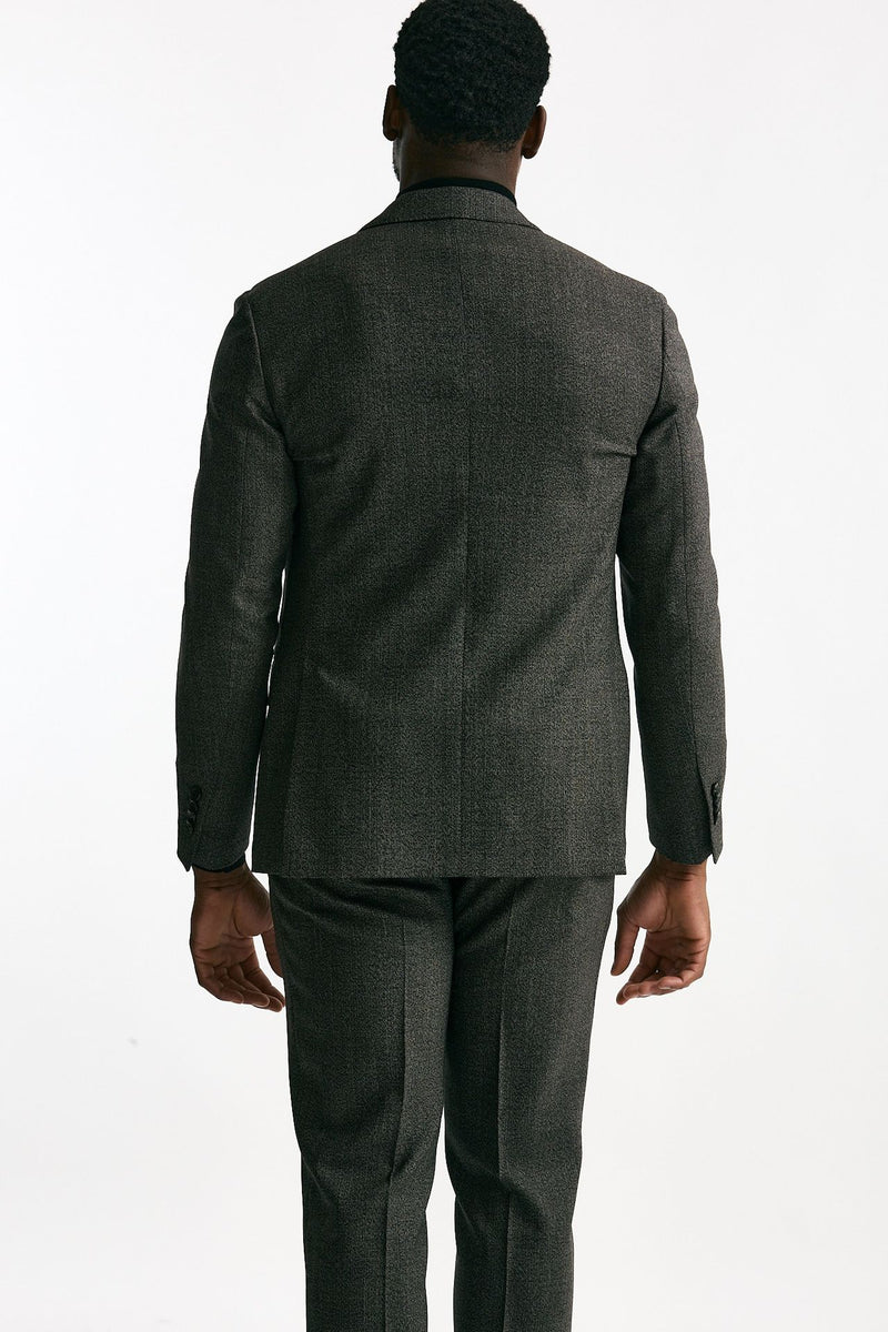 Abito monopetto in lana micro fantasia men Lardini - 3