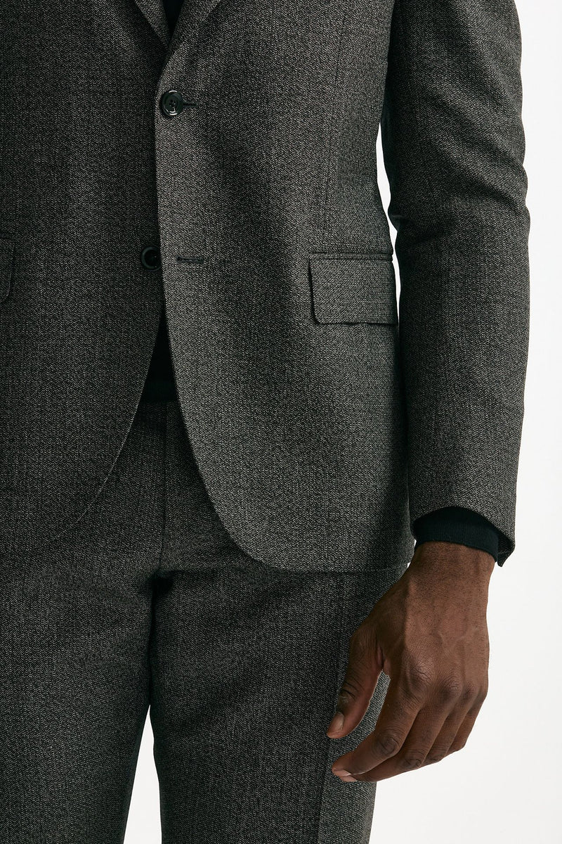 Abito monopetto in lana micro fantasia men Lardini - 7