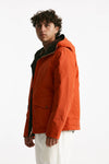giubbotto blazer coat in cotone cerato arancio men Manifattura ceccarelli - 4