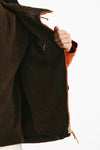 giubbotto blazer coat in cotone cerato arancio men Manifattura ceccarelli - 8