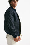 bomber new bomber in cotone cerato blu men Manifattura ceccarelli - 2