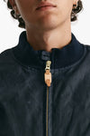 bomber new bomber in cotone cerato blu men Manifattura ceccarelli - 7