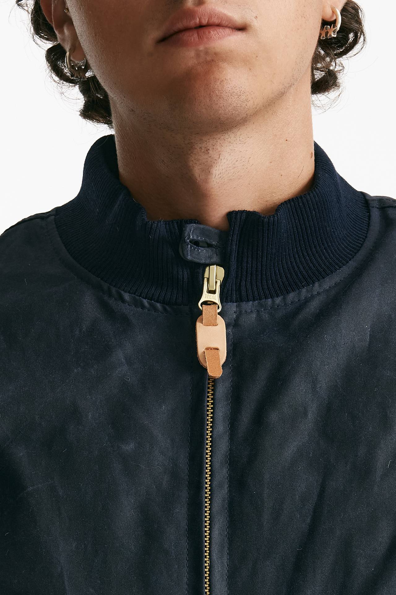 bomber new bomber in cotone cerato blu men Manifattura ceccarelli - 7