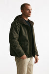 giubbotto blazer coat in cotone cerato marrone men Manifattura ceccarelli - 4