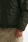 giubbotto blazer coat in cotone cerato marrone men Manifattura ceccarelli - 7