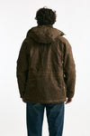Parka FISHERMAN PARKA in cotone cerato marrone men Manifattura ceccarelli - 4