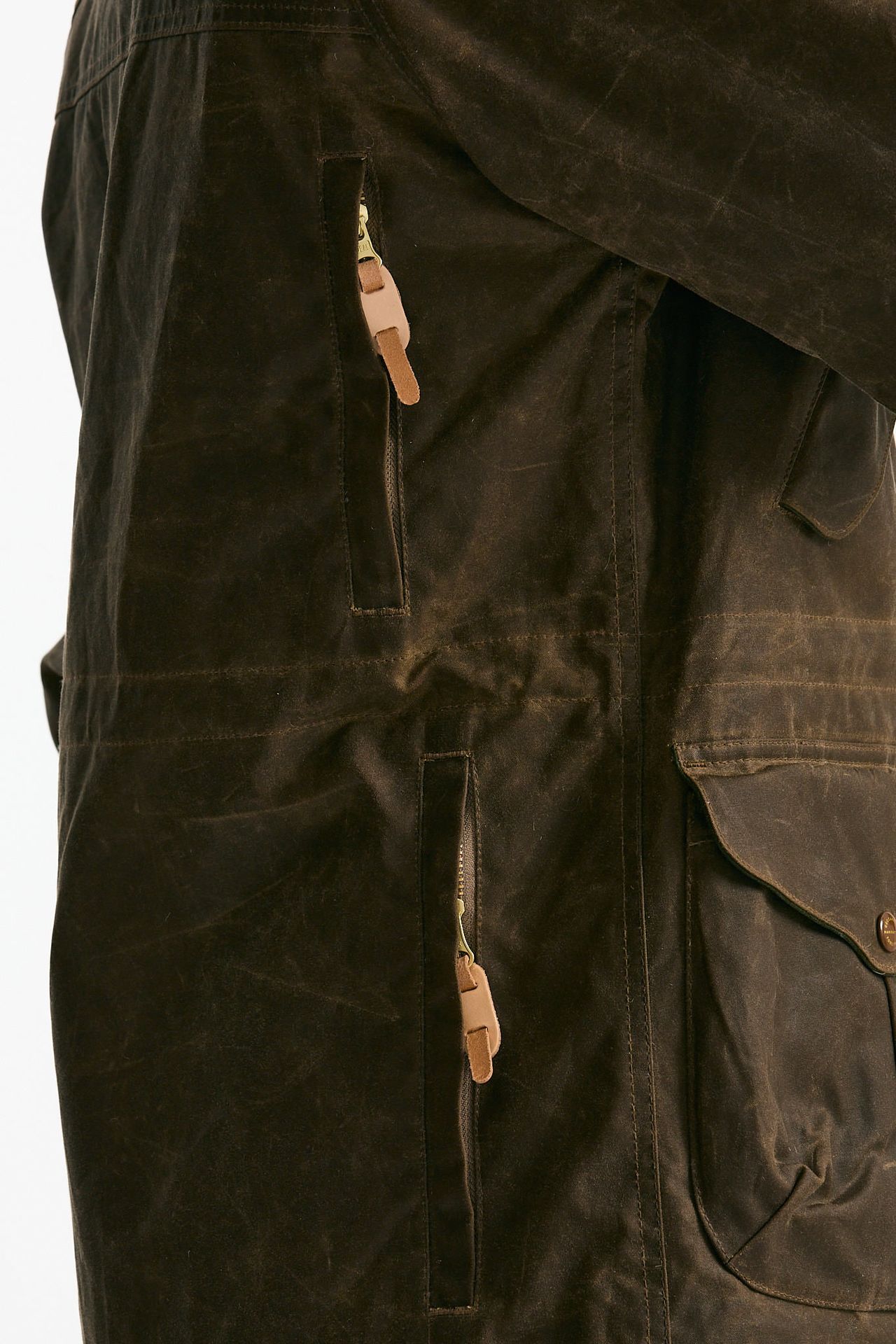 Parka FISHERMAN PARKA in cotone cerato marrone men Manifattura ceccarelli - 9