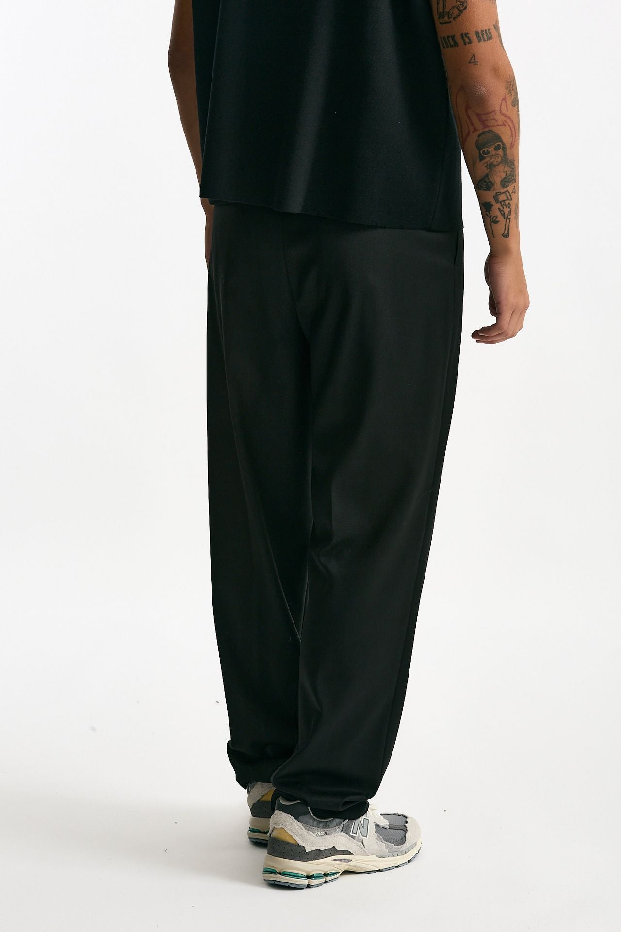 Pantalone gamba ampia nero men Marsēm - 3