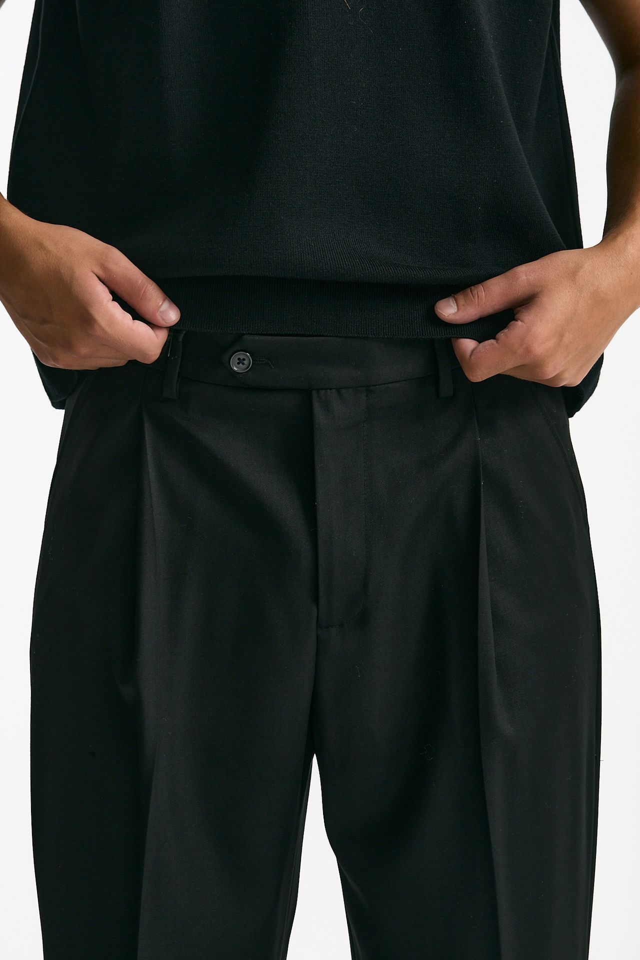 Pantalone gamba ampia nero men Marsēm - 6
