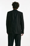 Giacca doppiopetto nero men Marsēm - 5