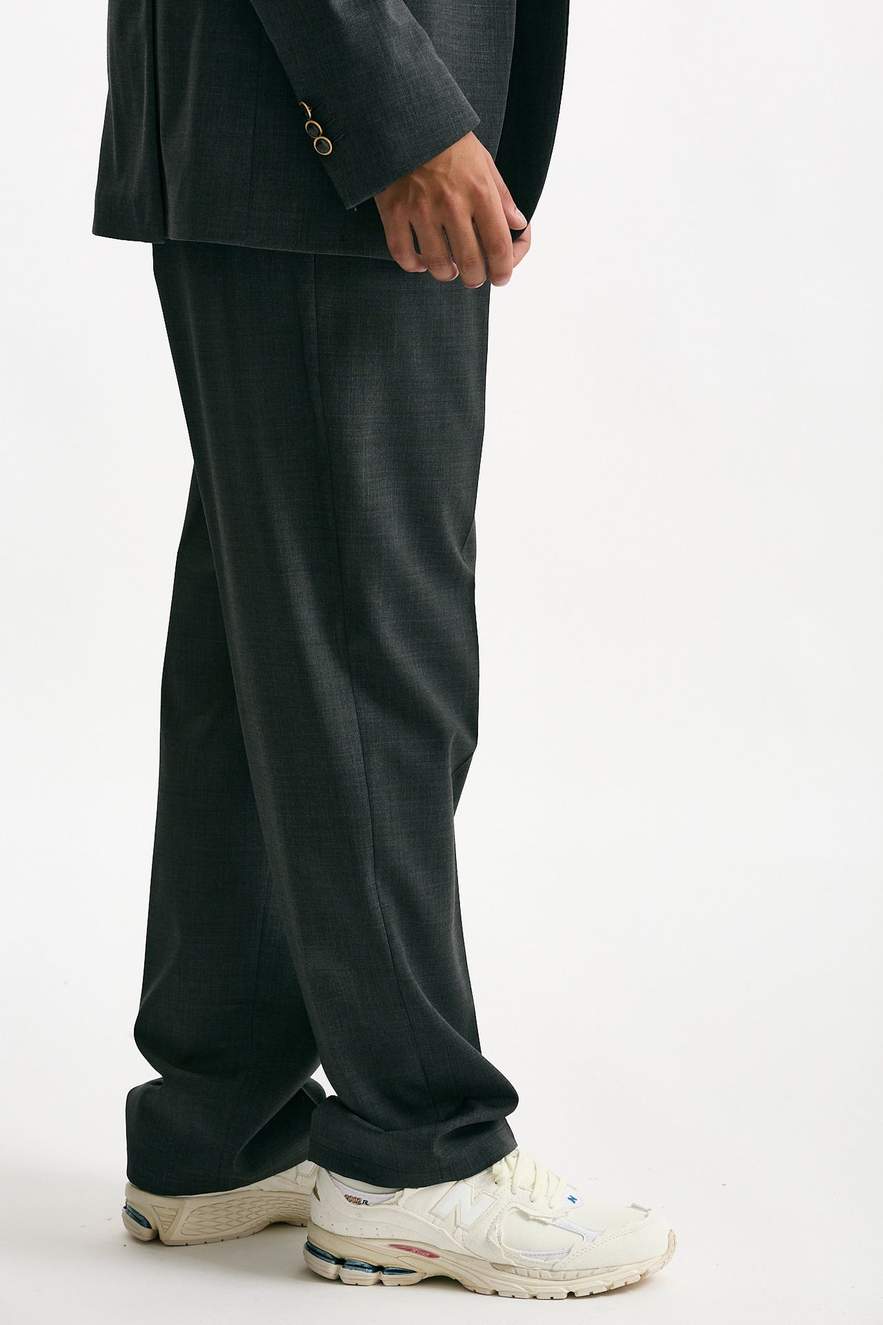 Pantalone gamba ampia grigio men Marsēm - 3