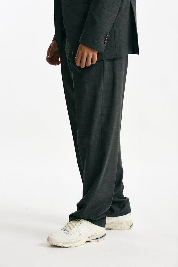 Pantalone gamba ampia grigio men Marsēm