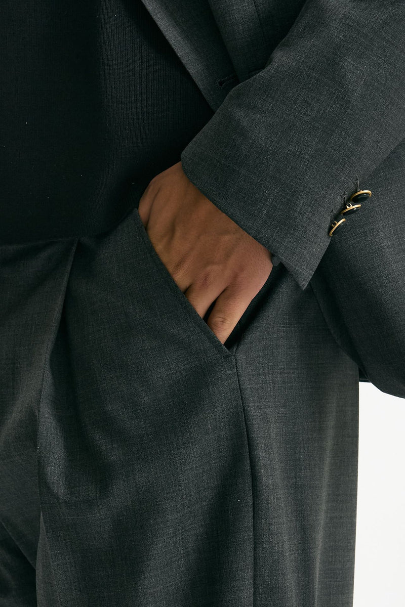 Pantalone gamba ampia grigio men Marsēm - 5