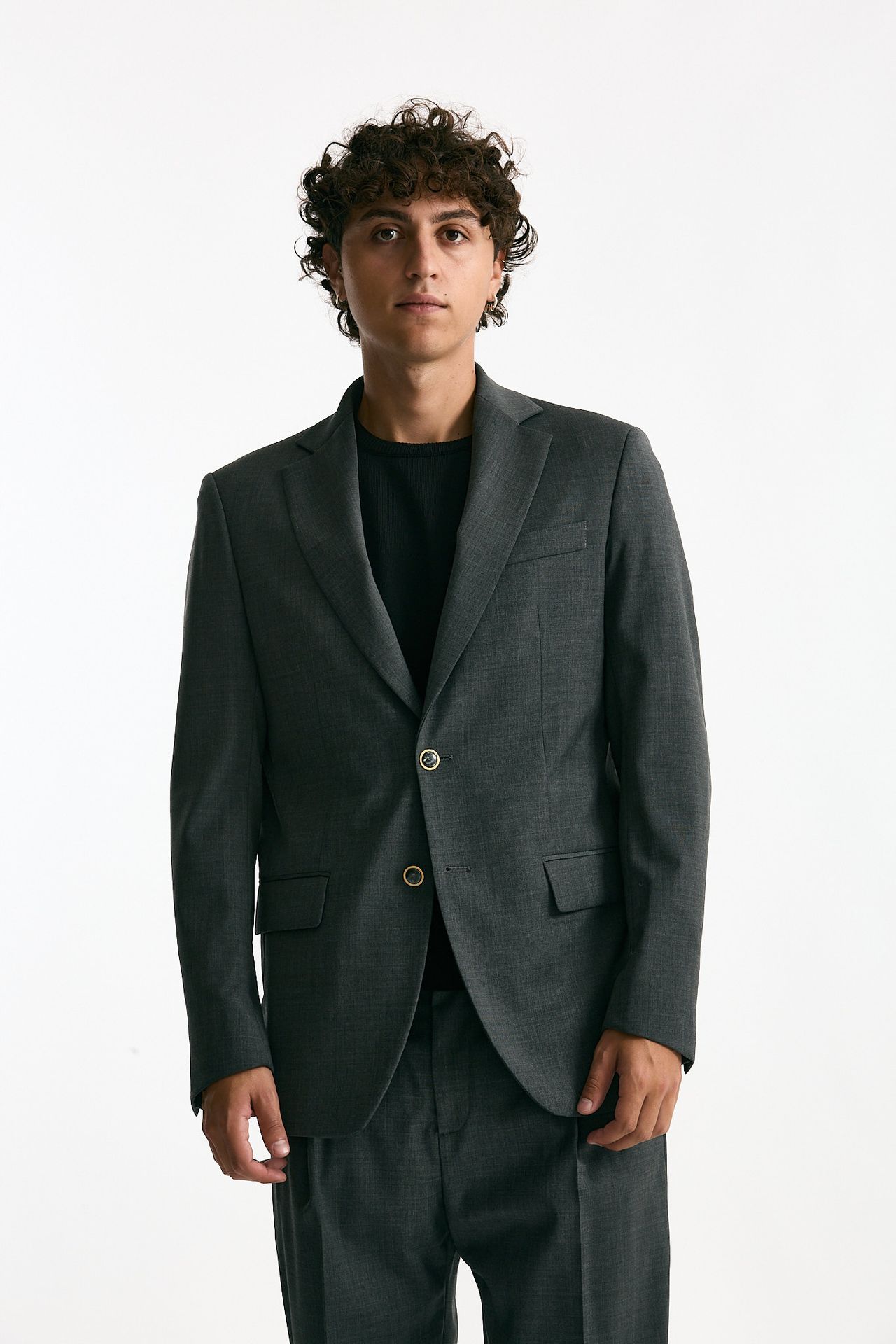 Giacca monopetto grigio men Marsēm - 7