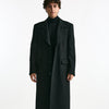 Cappotto monopetto nero misto lana men Marsēm - 10