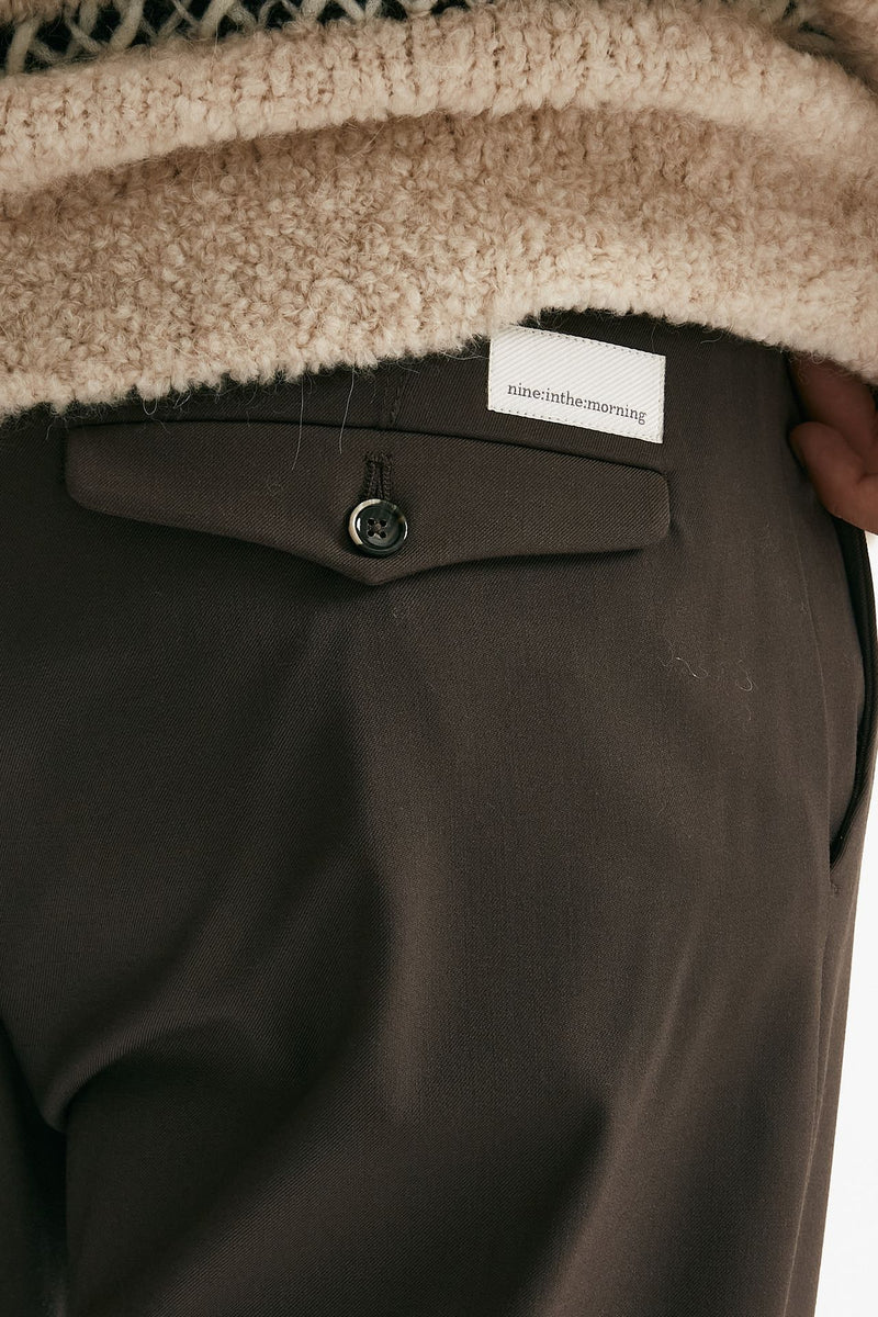 Pantalone FOLD 2 lana e poliestere stretch men Nine in the morning - 4