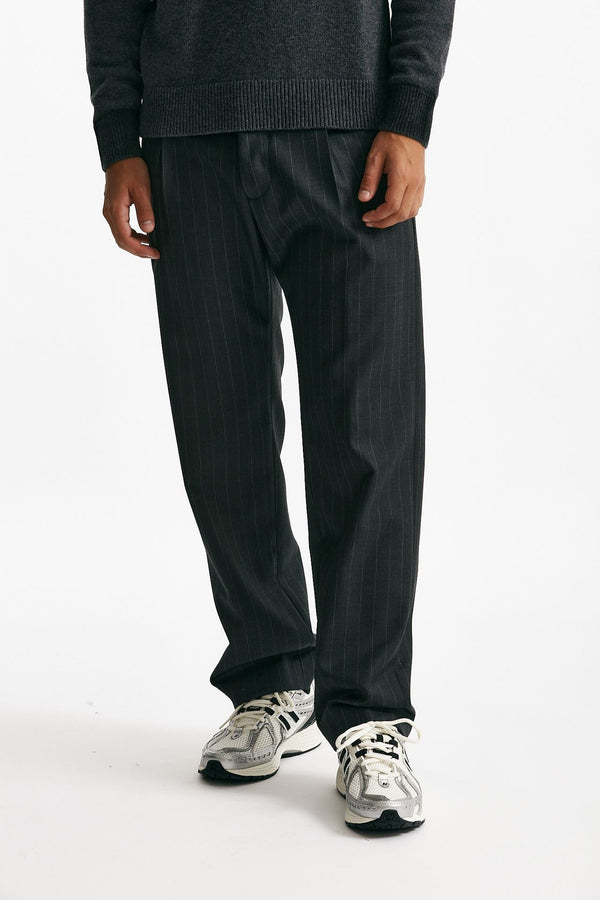 Pantalone FOLD 2 lana stretch gessato men Nine in the morning
