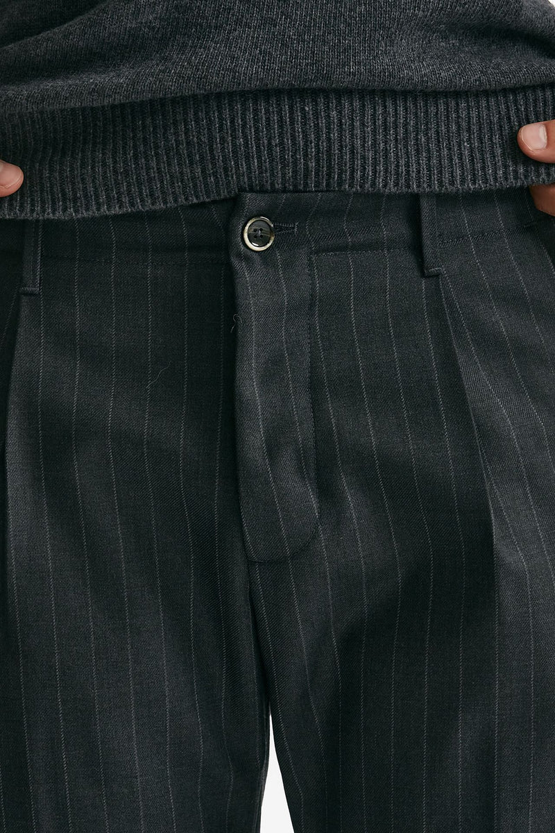 Pantalone FOLD 2 lana stretch gessato men Nine in the morning - 5