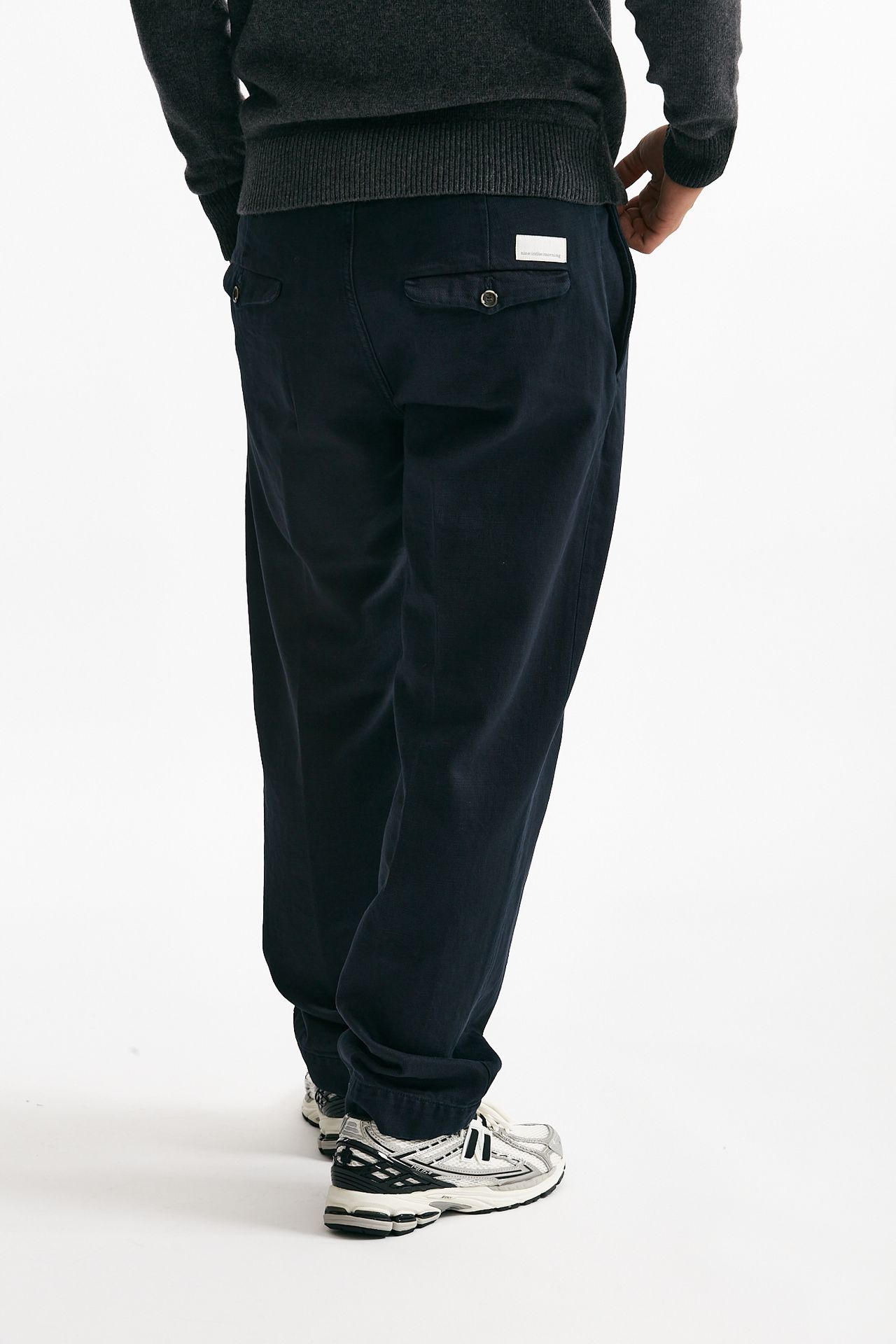 Pantalone TIM in cotone fermo lavato blu men Nine in the morning - 1
