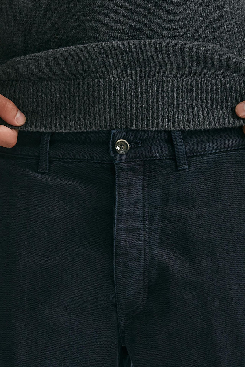 Pantalone TIM in cotone fermo lavato blu men Nine in the morning - 5