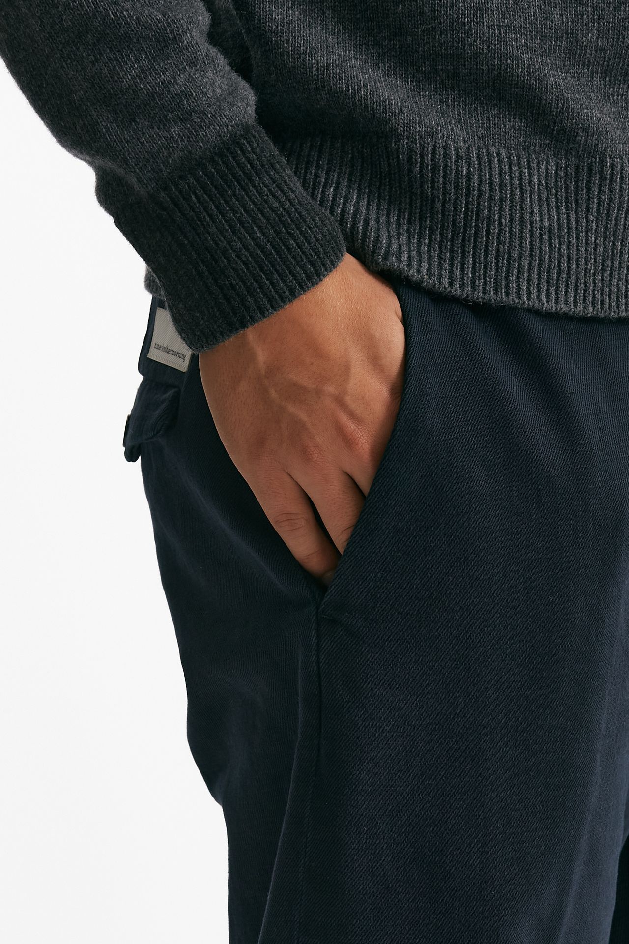 Pantalone TIM in cotone fermo lavato blu men Nine in the morning - 6