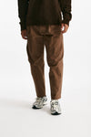 Pantalone GIULIO CARROT in cotone cammello men Nine in the morning - 1