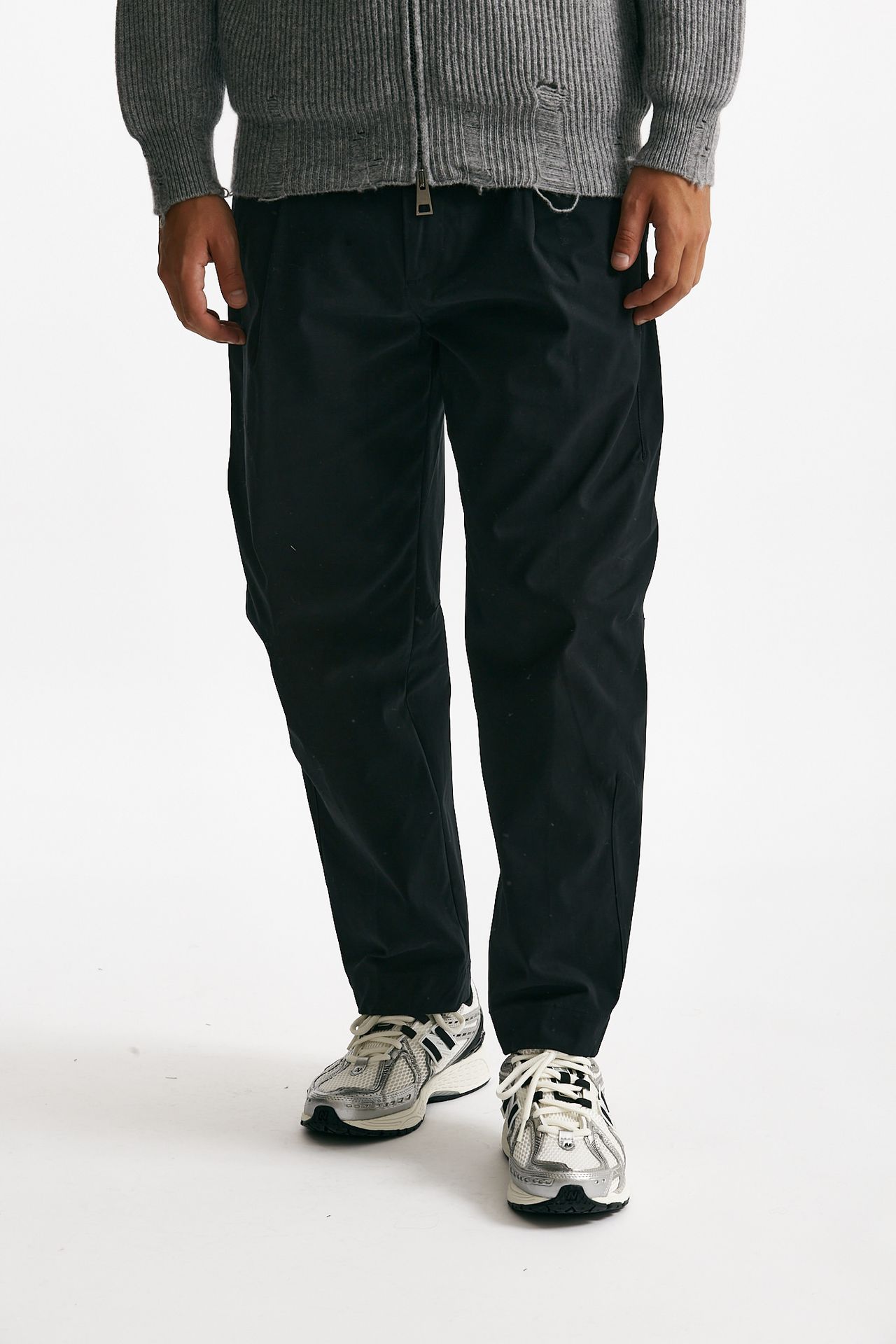 Pantalone GIULIO CARROT nero men Nine in the morning - 2