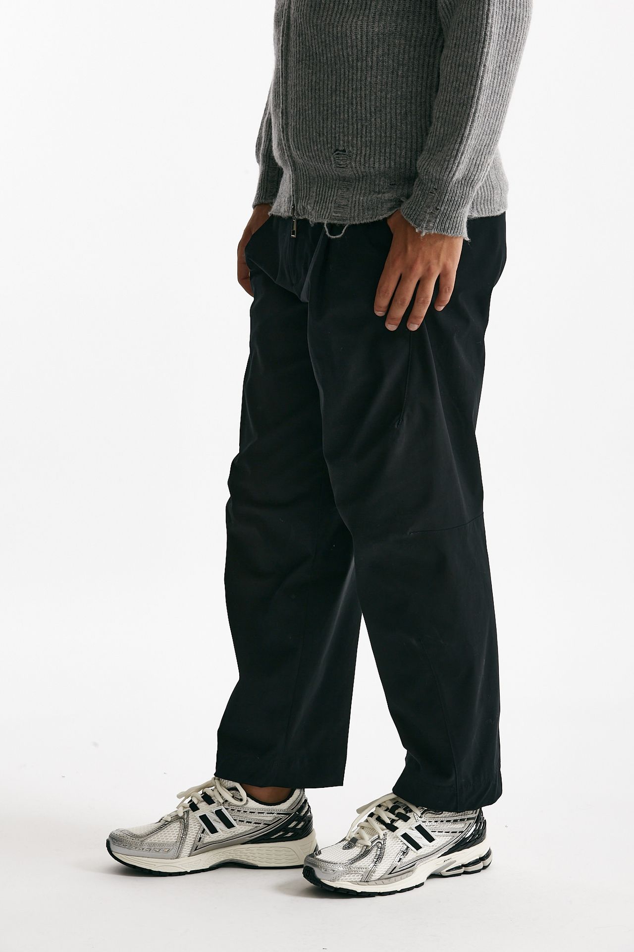 Pantalone GIULIO CARROT nero men Nine in the morning - 1