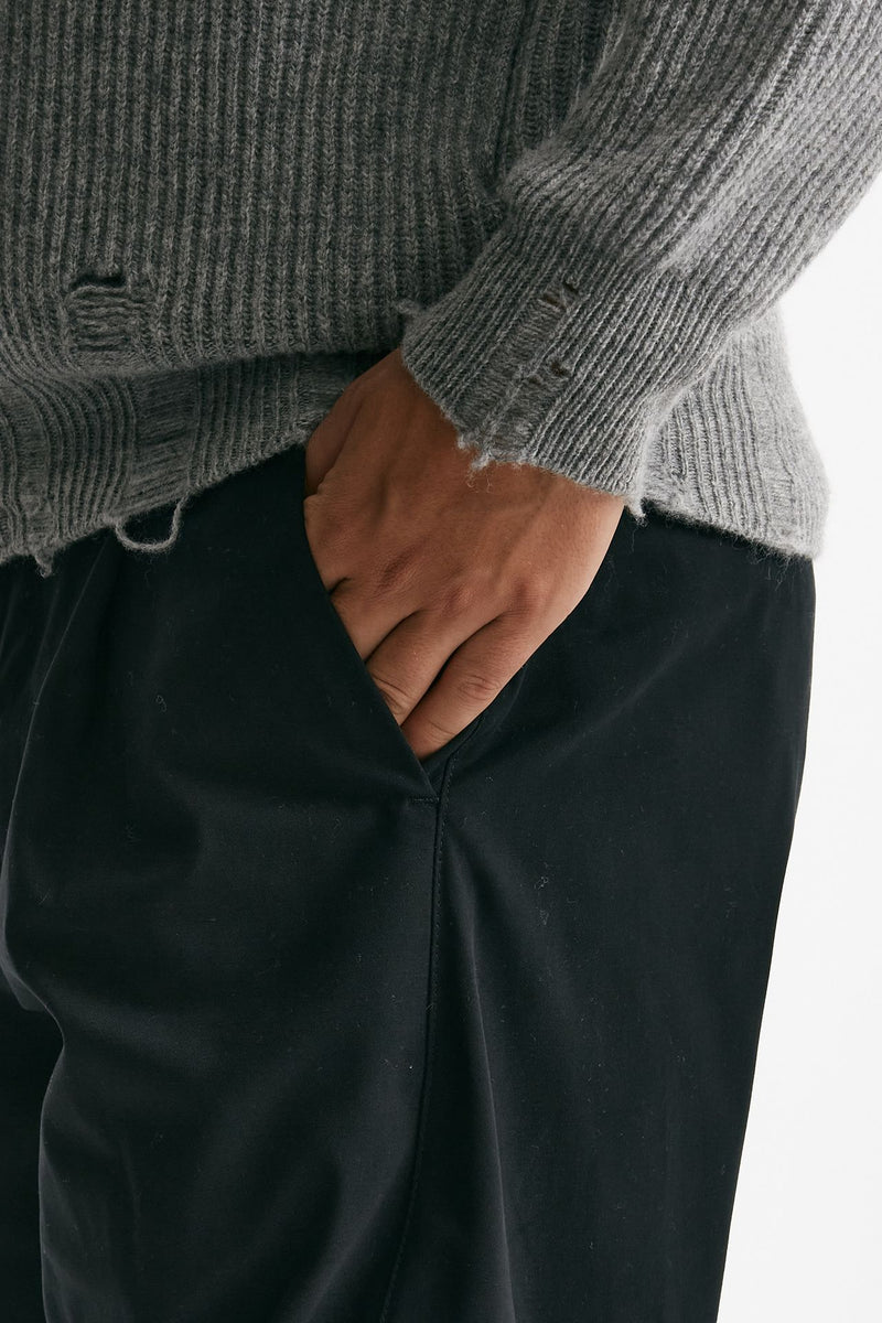 Pantalone GIULIO CARROT nero men Nine in the morning - 6