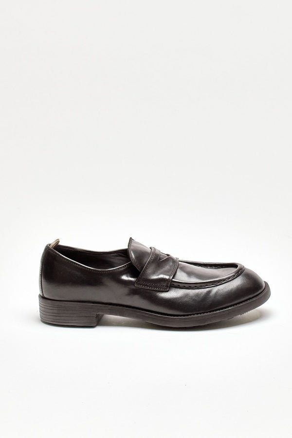 mocassini diary/001 in pelle ebano men Officine creative