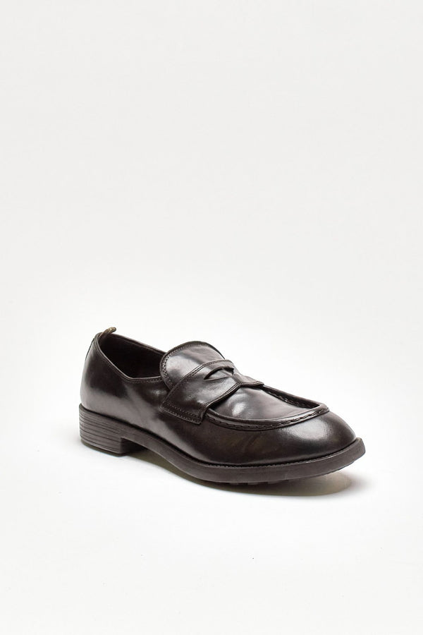 mocassini diary/001 in pelle ebano men Officine creative