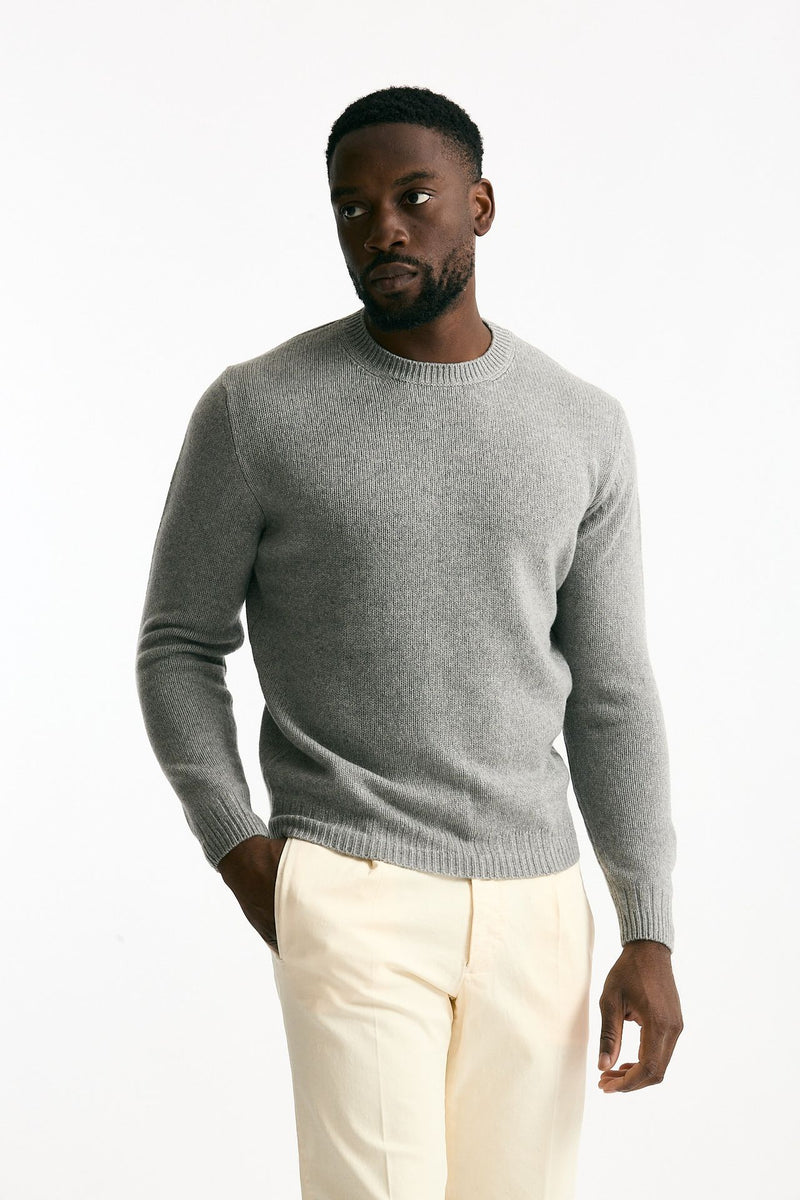 Maglia in cashmere grigio men Mauro ottaviani - 2