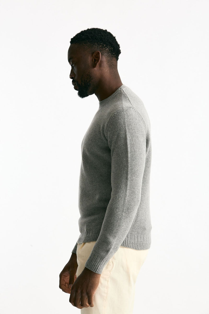 Maglia in cashmere grigio men Mauro ottaviani - 3