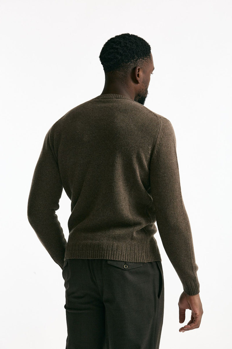 Maglia in cashmere marrone chiaro men Mauro ottaviani - 3