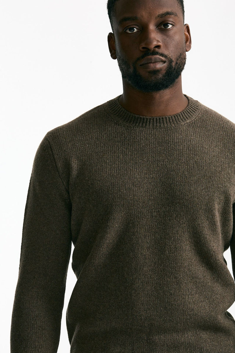 Maglia in cashmere marrone chiaro men Mauro ottaviani - 5