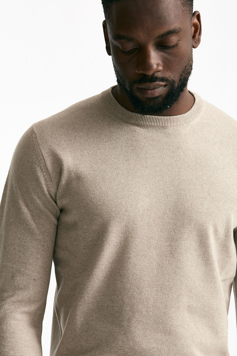 Maglia in lana e cashmere beige men Mauro ottaviani - 4